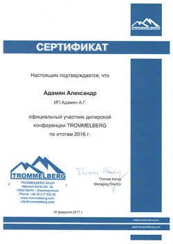 Сертификат - diplom-Trommelberg2017-Adamayn