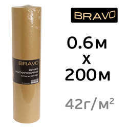 Бумага маскировочная  60см х 200м BRAVO (42г/м2)