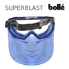 Очки-маска защитные Bolle SUPERBLAST с щитком (поликарбонатная ударопрочная прозрачная линза)