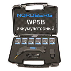 Термостеплер для ремонта пластика Nordberg WP5B аккумуляторный в кейсе