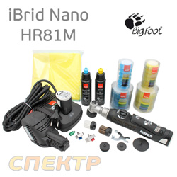 Набор полировальный BIG FOOT iBrid Nano HR81M (угловая аккум.минимашинка ф30мм)