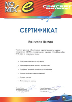Сертификат - diplom_Nomix-Slavik