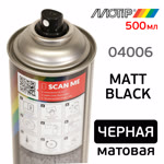 Краска-спрей MOTIP 04006 черная матовая (500мл) акриловая фото №2