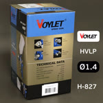 Краскопульт Voylet H-827 HVLP (1,4мм) 150л/мин, верхний бачок фото №5