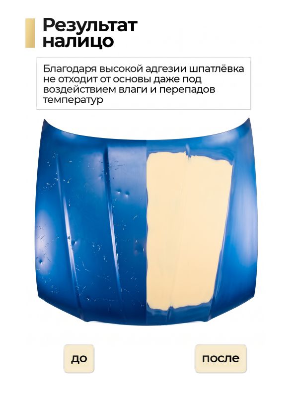 Шпатлевка Novol UNISOFT (1,8кг) мягкая универсальная фото №2