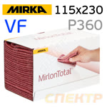 Скотч-брайт Mirka Mirlon Total 115x230мм VF (красный) P360 very fine фото №1