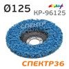 Круг зачистной под УШМ полимерный ф125мм Колир (синий) КР-96125