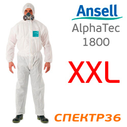 Комбинезон защитный (р. XXL) Ansell Alphatec 1800 Standart (52-54)