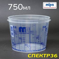 Емкость мерная Mipa  750мл без крышки (max 0,6л)