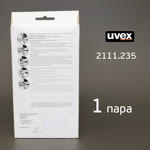Беруши противошумные UVEX Whisper со шнурком в кейсе (пара) оранжевые многоразовые фото №4
