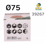 Щетка чашечная М14 гофрированная проволока  D75  FIT 39267 фото №4