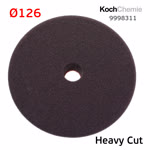 Круг полир. липучка Koch 126/136 красный Heavy Cut Pad (126х25мм) жесткий для пасты H9.02, H8 (NEW) фото №2