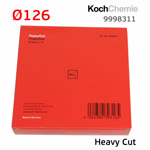 Круг полир. липучка Koch 126/136 красный Heavy Cut Pad (126х25мм) жесткий для пасты H9.02, H8 (NEW) фото №5