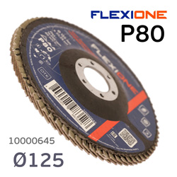 Круг лепестковый торц. ф125   Р80  FLEXIONE
