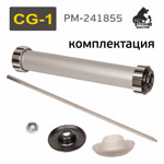 Пистолет для герметика аккумуляторный CG-1 (для колбасы 600мл и тубы 310мл) Русский Мастер РМ-241855 фото №2
