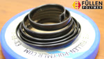 Пластиковый профиль FP PP черный плоский 8х2мм (4м) EPDM фото №2