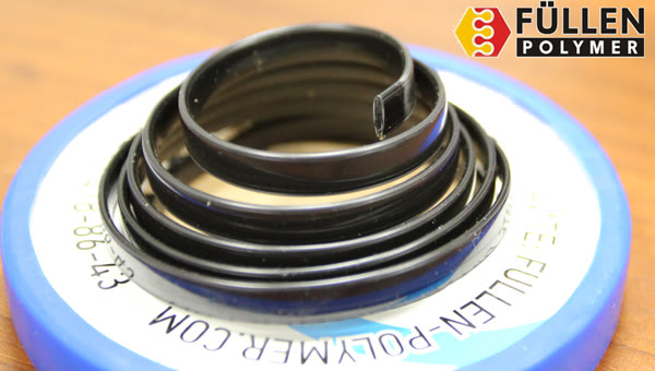 Пластиковый профиль FP PP черный плоский 8х2мм (4м) EPDM фото №2