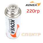 Газовый баллон KOVEA (220гр) пропан 30%, бутан 70% для газового паяльника fp60215 фото №1