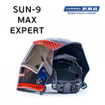 Маска сварщика хамелеон Aurora SUN9 MAX EXPERT (черно-красная) фото №3