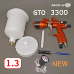 Краскопульт Sagola 3300 GTO CAR (1,3мм) TECH + манометр RC2 фото №2