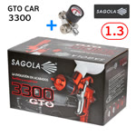 Краскопульт Sagola 3300 GTO CAR (1,3мм) TECH + манометр RC2 фото №6