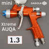 Краскопульт мини Sagola Mini Xtreme AUQA (1,3м) с верхним бачком 125мм (2бар, 190л/мин, факел 250мм)