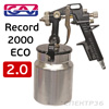 Краскопульт с нижним бачком GAV Record 2000 ECO (2.0мм) для нанесения раптора