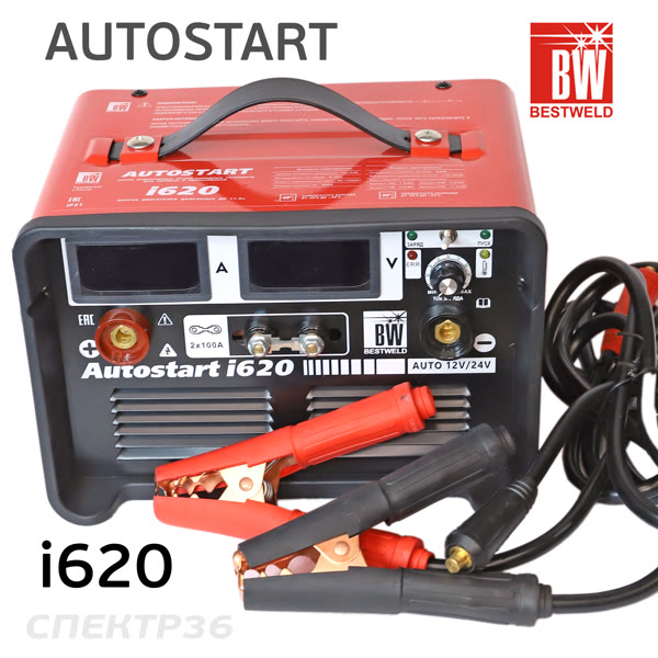 Пуско-зарядное устройство AUTOSTART i620 (ток запуска 600А) инверторное ПЗУ + кейс фото №1