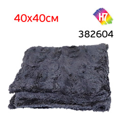 Салфетка микрофибровая H7 Soft Cloth 550 (40х40см) графитово-черная ---