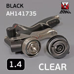 Краскопульт ANI BLACK Сlear (1.4мм) с верхним пластиковым бачком 0,6л для финишных покрытий фото №4