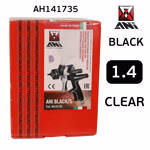 Краскопульт ANI BLACK Сlear (1.4мм) с верхним пластиковым бачком 0,6л для финишных покрытий фото №5