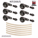 Набор крышек и трубок для ANI KIT/205-S (6шт) фото №1