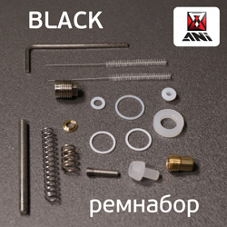 Ремнабор для краскопульта ANI BLACK (17пр.) прокладки, пружинки, ершики, штоки, втулка