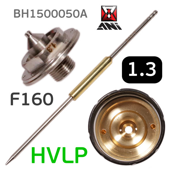 Ремонтный комплект ANI 160/160 Plus BASE (1.3мм) воздушная голова, сопло, игла фото №1