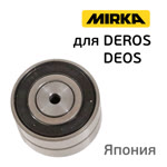 Подшипник с валом № 6001 (сдвоенный) нижний в сборе для машинки Mirka Deros, Deos, Pros фото №2