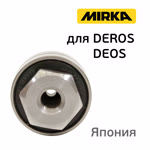 Подшипник с валом № 6001 (сдвоенный) нижний в сборе для машинки Mirka Deros, Deos, Pros фото №4