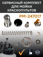 Сервисный комплект для мойки краскопультов Русский Мастер РМ-243293 фото №2
