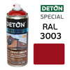 Краска-спрей DETON Special RAL 3003 Рубиново-красный (520мл) для металлочерепицы