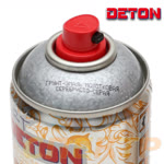 Грунт-эмаль спрей DETON ART (520мл) молотковая СЕРЕБРИСТО-СЕРАЯ фото №1