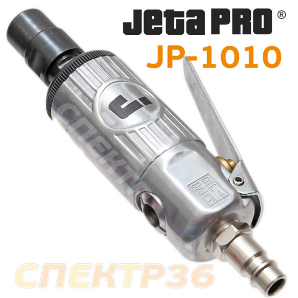 Пневмо зачистная прямая JetaPRO JP-1010 (цанга 6мм, 20'000об/мин, 300л/мин) минишлифмашинка фото №1