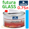 Шпатлевка со стекловолокном Roberlo Futura Glass (0,75л=1.5кг*) легкая