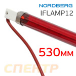 Лампа для ИК-сушки (1кВт, длина 485/525мм, ф19мм) Nordberg IF-12 фото №1