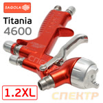 Краскопульт Sagola 4600 Xtreme DVR Titania Pro (1,2XL) для базы и лака фото №2