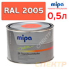 Краска флуоресцентная MIPA RAL 2005 (0,5л) оранжевая НЕОН