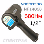 Пневмо гайковерт ударный 1/2" Nordberg NP14068 (680Нм, 7000 об/мин, 119л/мин, 2.75кг) фото №2