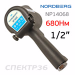 Пневмо гайковерт ударный 1/2" Nordberg NP14068 (680Нм, 7000 об/мин, 119л/мин, 2.75кг) фото №3