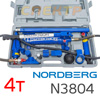 Гидравлический НАБОР  4т (13пр.) Nordberg N3804 (кейс) растяжка рихтовочная