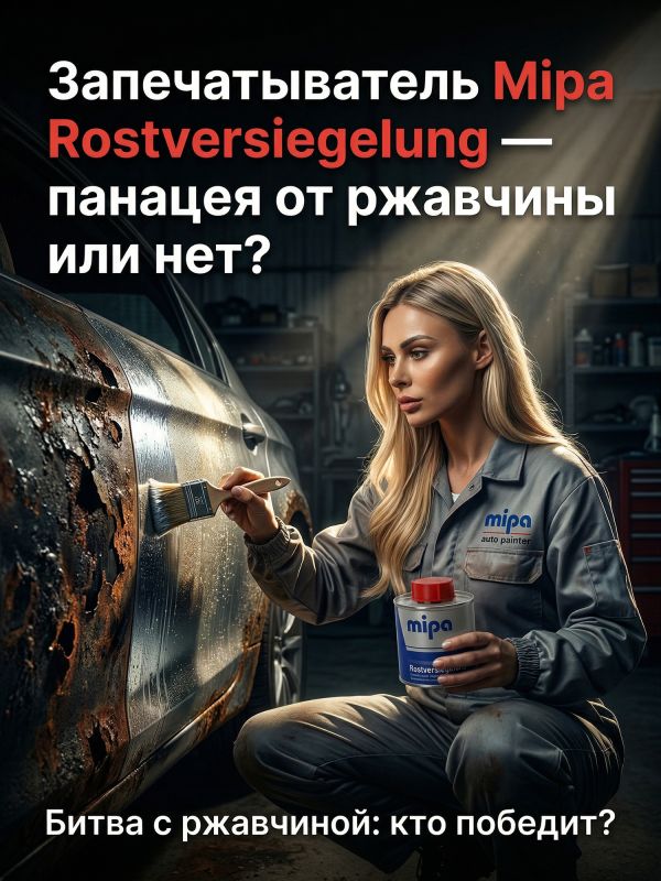 Запечатыватель ржавчины MIPA Rostversiegelung (100мл) прозрачный (препарат антикоррозионный) фото №7