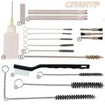 Набор для чистки краскопультов SCHTAER CLEAN SET (22пр) в пенале фото №2