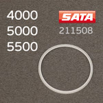 Кольцо уплотнительное под голову Sata 5500B/5000B/4000B (1шт) прокладка 211508 (пред. арт. 172429) фото №1